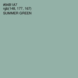#94B1A7 - Summer Green Color Image